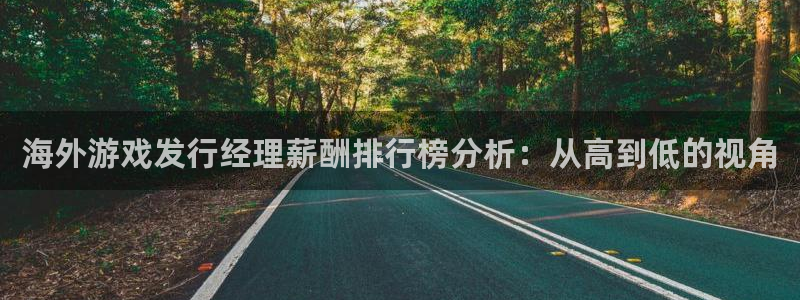 ag街机官网客服服务怎么样：海外游戏发行经理薪酬排行榜分析：从高到低的视角